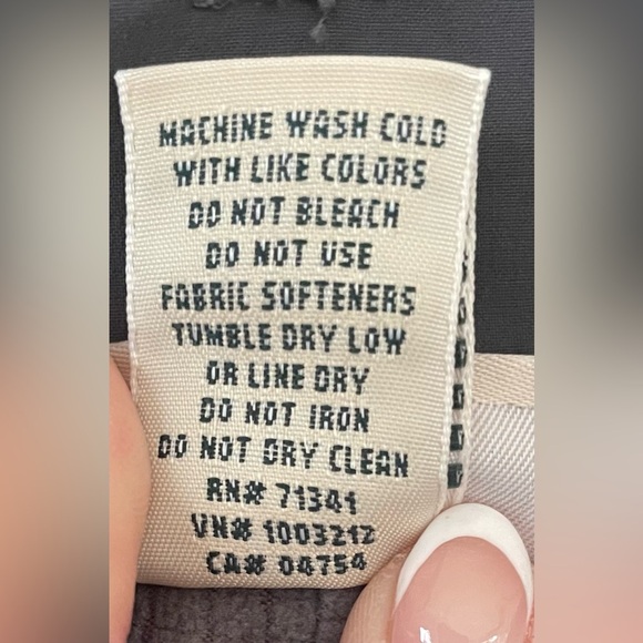 LL Bean Cresta Hiking Cargo Pants Mens 36x36 Standard Fit Fleece Lined Gray - Picture 5 of 8